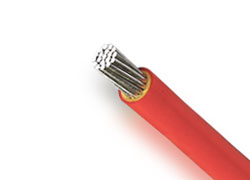 Aluminum pvc cable structure